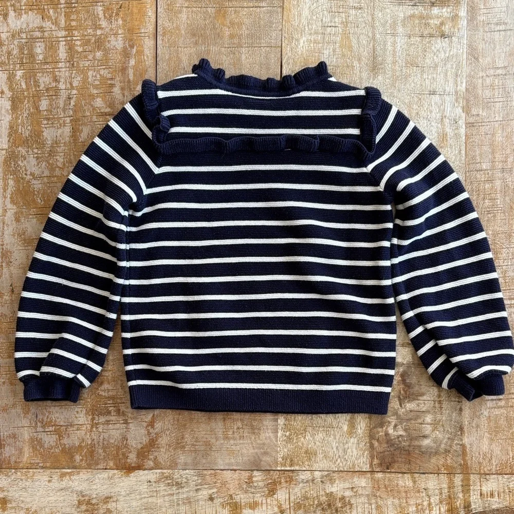 Gap Girls Navy Striped Sweater size 5t